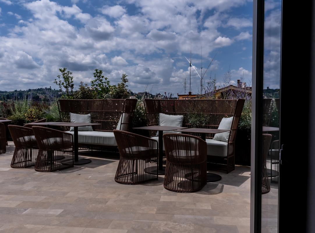 Columbus Urban Resort Firenze Bagian luar foto Rooftop terrace